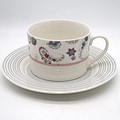 Elegant Paisley Porcelain Plate